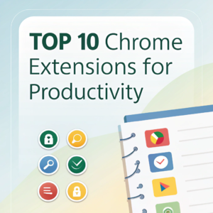 ? Short on time? Here's the quick list:

✅ Notion Web Clipper
✅ Grammarly
✅ Momentum
✅ Clockify
✅ Todoist
✅ OneTab
✅ ScribeHow
✅ Save to Pocket
✅ Loom
✅ TidyTab

? Download the Free Extension Starter Pack

? Why Chrome Extensions Matter in 2025
Whether you're working from home, running your own business, or juggling classes and side hustles, productivity is more valuable than ever.

These Chrome extensions are lightweight, free (or freemium), and designed to save you hours each week.

? Top 10 Chrome Extensions for Productivity (2025)
1. ? Notion Web Clipper
Best for: Capturing articles, ideas, and web pages to Notion

Why it rocks:

Save pages into your Notion workspace with 1 click

Great for research, content curation, and digital brain-building

Syncs perfectly with Notion databases

? Add Notion Clipper to Chrome

2. ✍️ Grammarly
Best for: Writing emails, blogs, and messages without embarrassing typos

Why it rocks:

Real-time grammar + clarity suggestions

Tone detector & AI rewriter in the premium version

Works across Gmail, Google Docs, LinkedIn & more

? Try Grammarly for Free

3. ? Momentum
Best for: Starting your day focused

Why it rocks:

Replaces your New Tab with a daily quote, task, and calming background

Keeps your to-do list front and center

Minimalist, distraction-free vibe

? Install Momentum Now

4. ⏱️ Clockify Time Tracker
Best for: Time-blocking, task tracking, and billing clients

Why it rocks:

Simple one-click timers

Integrates with Trello, Asana, Notion & more

Free forever for individuals

? Start Tracking with Clockify

5. ✅ Todoist for Chrome
Best for: Daily task management + getting things DONE

Why it rocks:

Add tasks directly from emails or websites

Natural language input (“tomorrow at 8am”)

Smart sorting, labels, and priority levels

? Use Todoist in Chrome

6. ? OneTab
Best for: Tab overload and memory management

Why it rocks:

Collapse all your tabs into one clean list

Restores RAM and keeps your browser fast

Great for researchers and multi-taskers

? Download OneTab Free

7. ? ScribeHow (Formerly Scribe)
Best for: Creating SOPs and tutorials instantly

Why it rocks:

Records your clicks + steps and turns it into a how-to doc with screenshots

Amazing for onboarding, training, and documentation

Free plan includes unlimited step-by-steps

? Create a Free Scribe Account

8. ? Save to Pocket
Best for: Read-later productivity

Why it rocks:

Save articles, tutorials, and videos with one click

Read them distraction-free later (works offline too)

Great for students, bloggers, and researchers

? Save to Pocket Now

9. ? Loom
Best for: Async communication and screen recording

Why it rocks:

Record your screen + voice and share instantly

Perfect for feedback, tutorials, updates

Used by remote teams and solopreneurs alike

? Try Loom Free

10. ? TidyTab
Best for: Keeping your browser tidy and focused

Why it rocks:

Organizes tabs into groups (work, learning, personal)

Drag and drop your tabs into sections

Makes Chrome feel 100x more manageable

? Install TidyTab Free

? Comparison Chart: Best Chrome Extensions by Function

Need	Chrome Extension	Free Plan?
Research Notes	Notion Web Clipper	✅ Yes
Writing Help	Grammarly	✅ Yes
Time Management	Clockify	✅ Yes
Project Tasks	Todoist	✅ Yes
Tab Control	OneTab	✅ Yes
SOP Creation	ScribeHow	✅ Yes
Read Later	Pocket	✅ Yes
Focus + Mindset	Momentum	✅ Yes
Async Video	Loom	✅ Yes
Tab Organization	TidyTab	✅ Yes
? Pro Tips to Boost Productivity with Extensions
? Only install what you use daily — too many = distraction

? Audit your extensions monthly to reduce browser clutter

? Make sure to use reputable developers to avoid data tracking

? Combine tools (e.g., Scribe + Notion + Loom) for a systemized workflow

? Ready to Supercharge Your Workflow?

These 10 Chrome extensions will help you stay organized, save time, and feel in control of your digital life.

? Download the Free Productivity Extension Checklist
? Try Notion + Scribe + Clockify (Top 3 Combo)

? Related Posts:
Best AI Tools for Small Business Owners in 2025

How to Build a Notion Productivity Dashboard

Top 10 Free Time Tracking Tools Compared

? Affiliate Disclosure
This post contains affiliate links. We may earn a commission at no extra cost to you if you sign up through our links. We only recommend tools we’ve tested and love.
